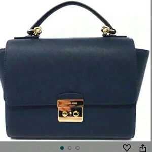 Michael Kors Brandi Top Handle Satchel, admiral blue